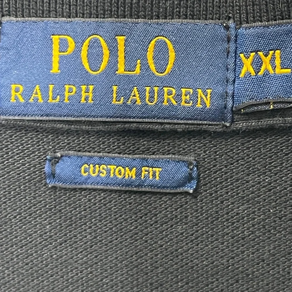 Polo Sport Bear by Polo Ralph Lauren Custom Fit Black Polo Shirt XXL Preppy